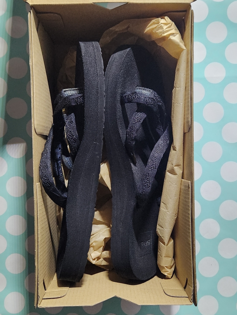 Teva Womens Black Sandals - Picture 7 of 8